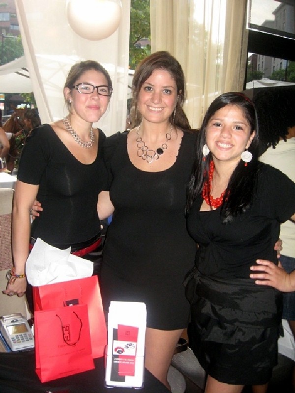 Ericha Richards, Maia Dahan & Trini Ruiz at the Green Cup Polo fundraising event