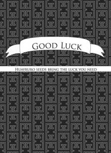 Front of our Good Luck product card